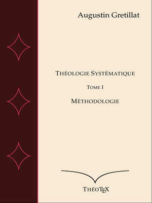 cover image of Théologie Systématique, Tome I